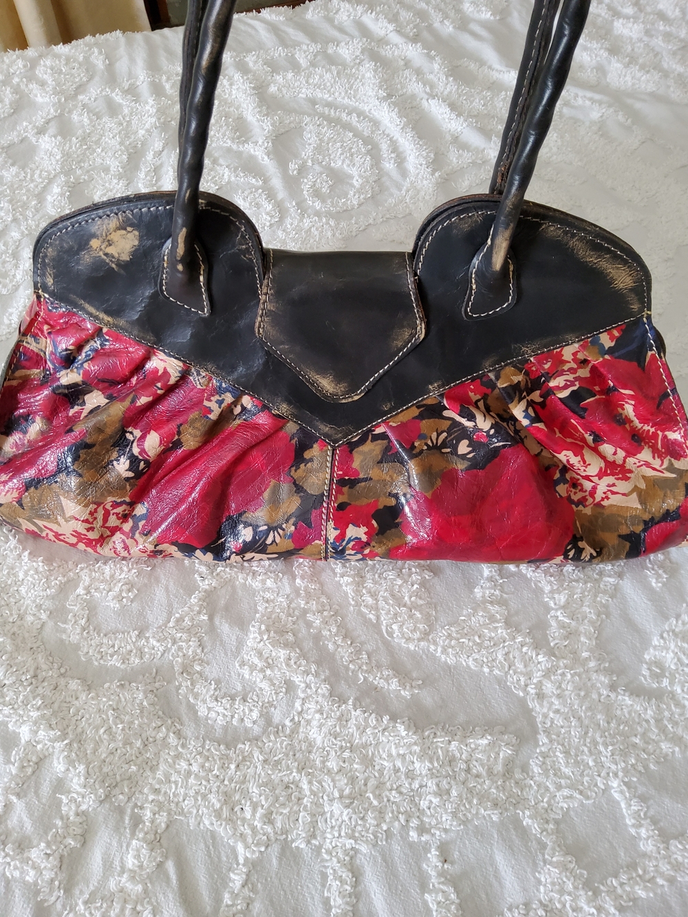 Patricia Nash Leather Floral Bag